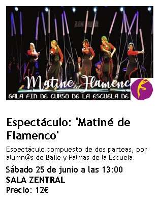 Espectáculo: ‘Matiné de Flamenco’