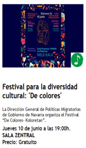 Festival para la diversidad cultural: «De colores»