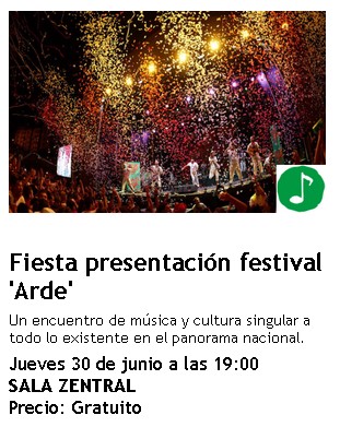 Fiesta presentación festival ‘Arde’