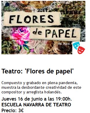 Teatro: ‘Flores de papel’