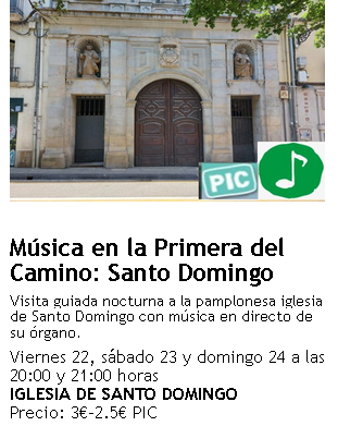 Música en la Primera del Camino: Santo Domingo