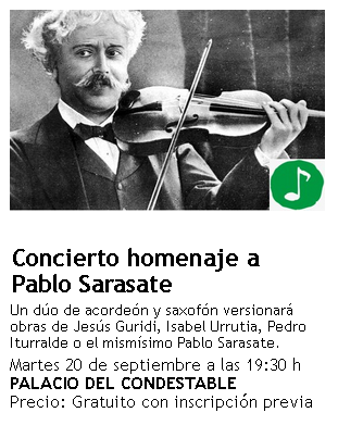 Concierto Homenaje a Pablo Sarasate
