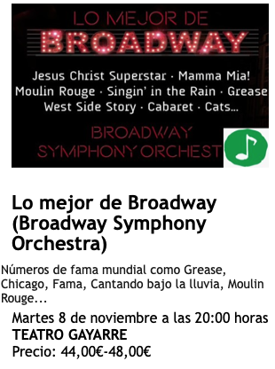 Lo mejor de Broadway (Broadway Symphony Orchestra)