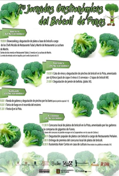 Séptimas Jornadas Gastronómicas del Brócoli