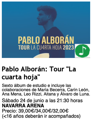 Concierto Pablo Alborán