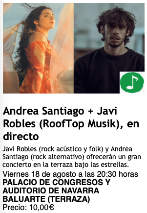 BALUARTE: Andrea Santiago + Javi Robles