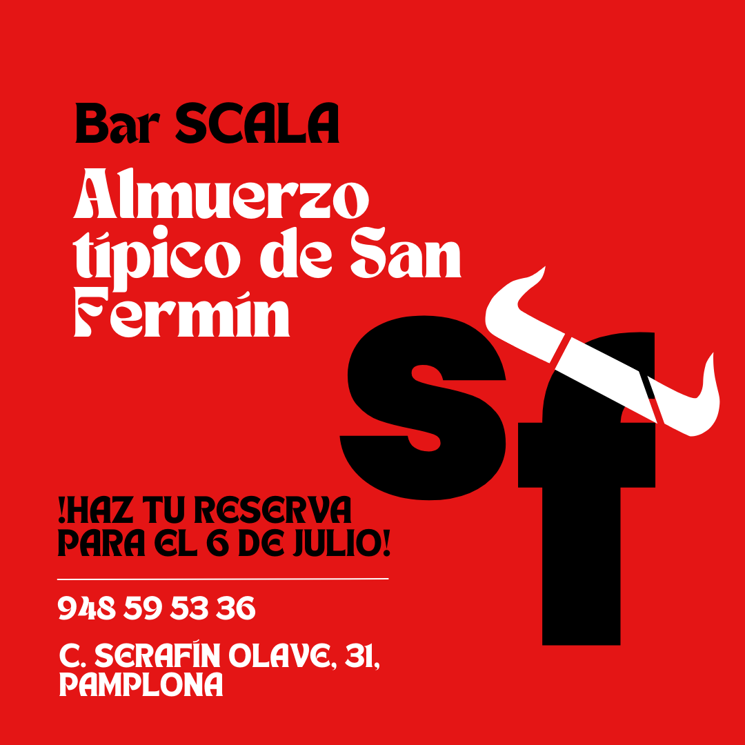 Bar Scala: Almuercico de San Fermín
