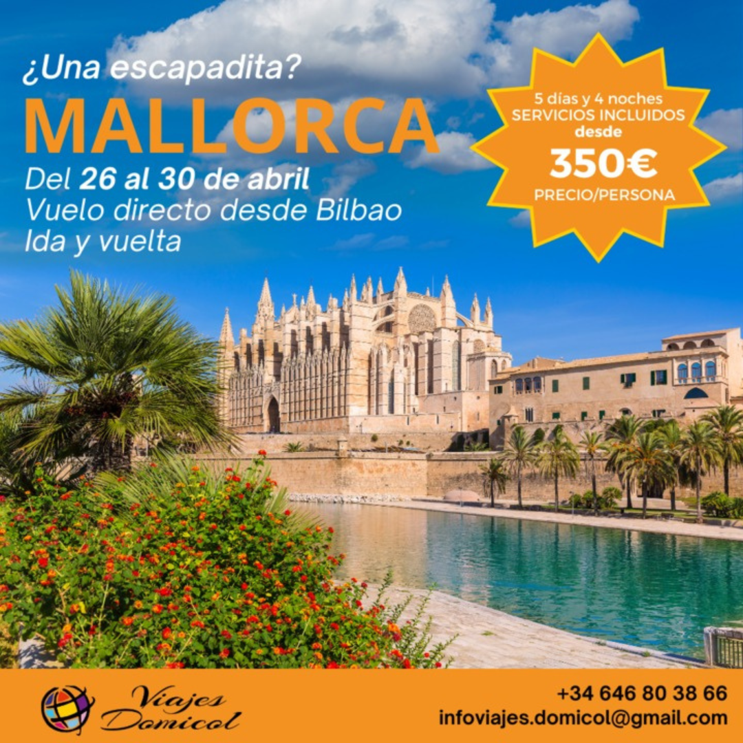 🌴 ¡Descubre  Mallorca o Granada con Viajes Domicol! 🌴