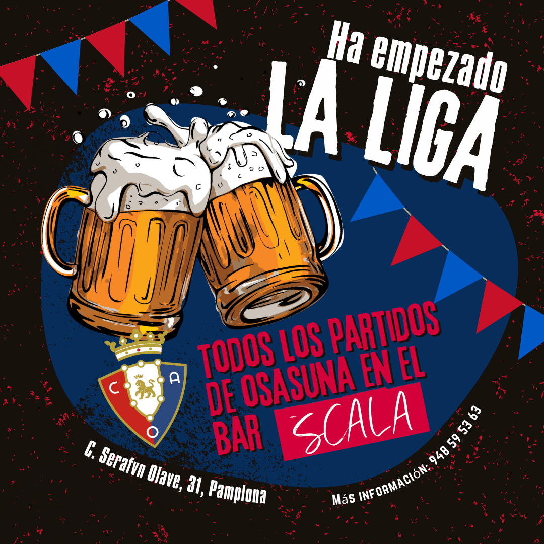 ¡Vive la pasión por Osasuna en Bar Scala!