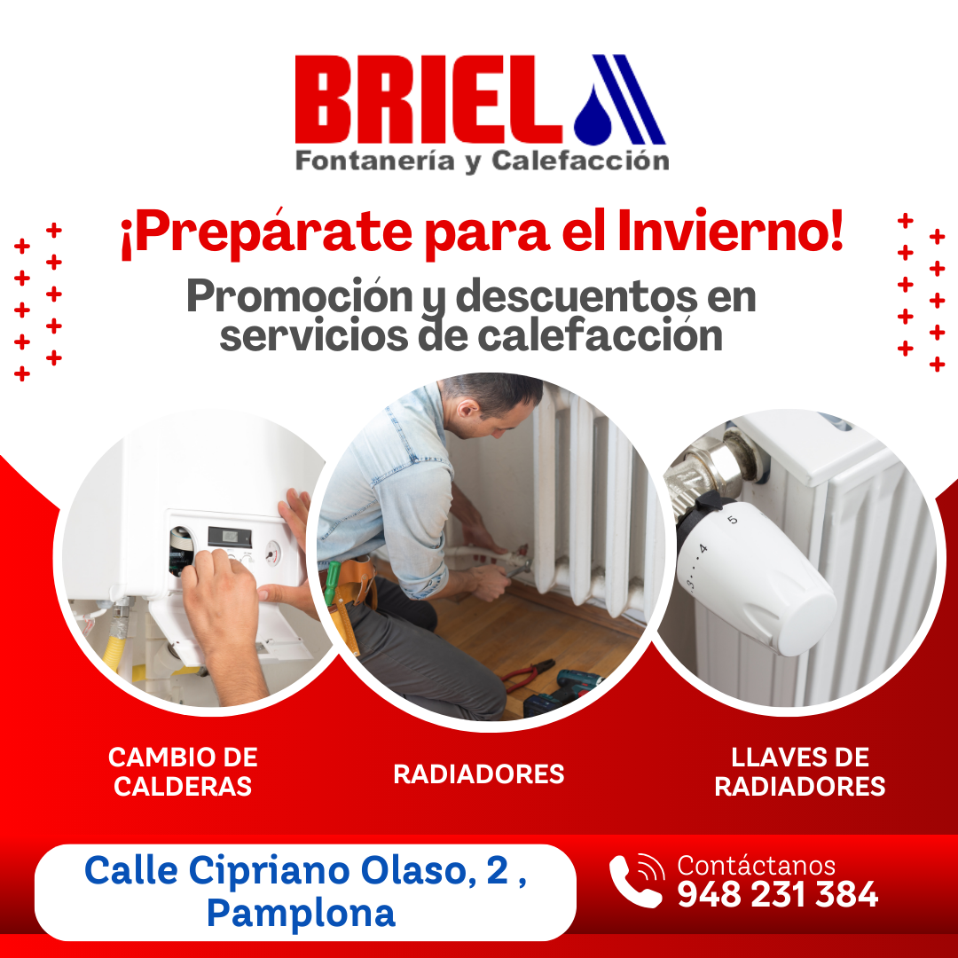 Este Septiembre, prepárate para el invierno con Fontanería Briel❄️🔥