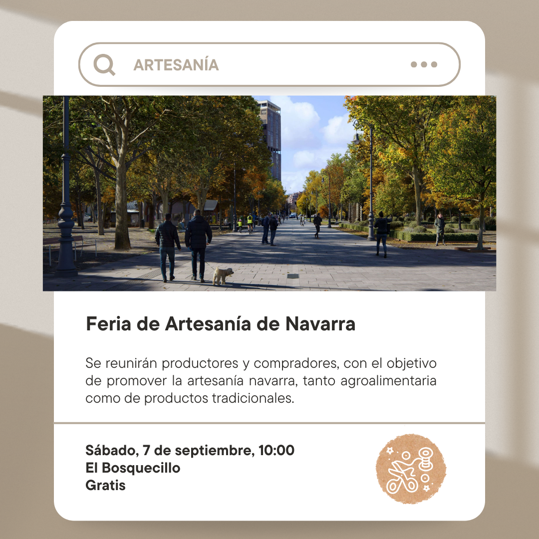 Feria de Artesanía de Navarra regresa a Pamplona