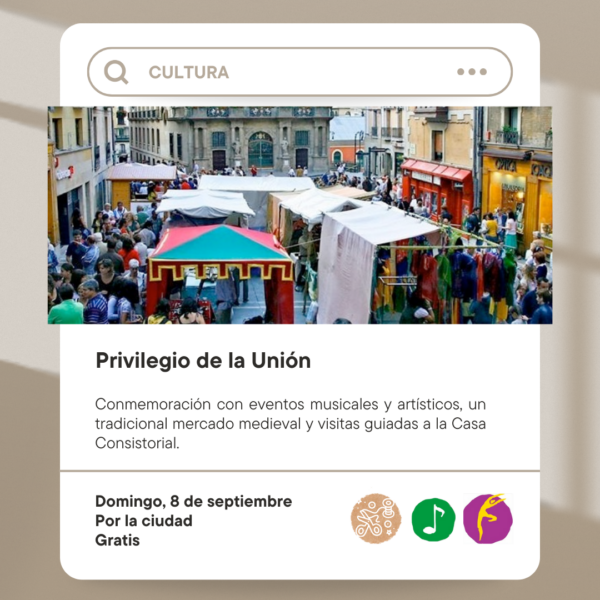 Privilegio de la Unión, fiesta medieval