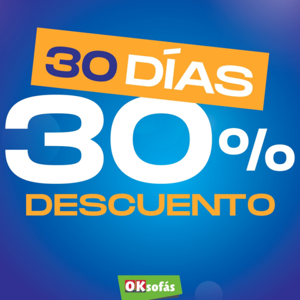 30% de descuento en Ok Sofás